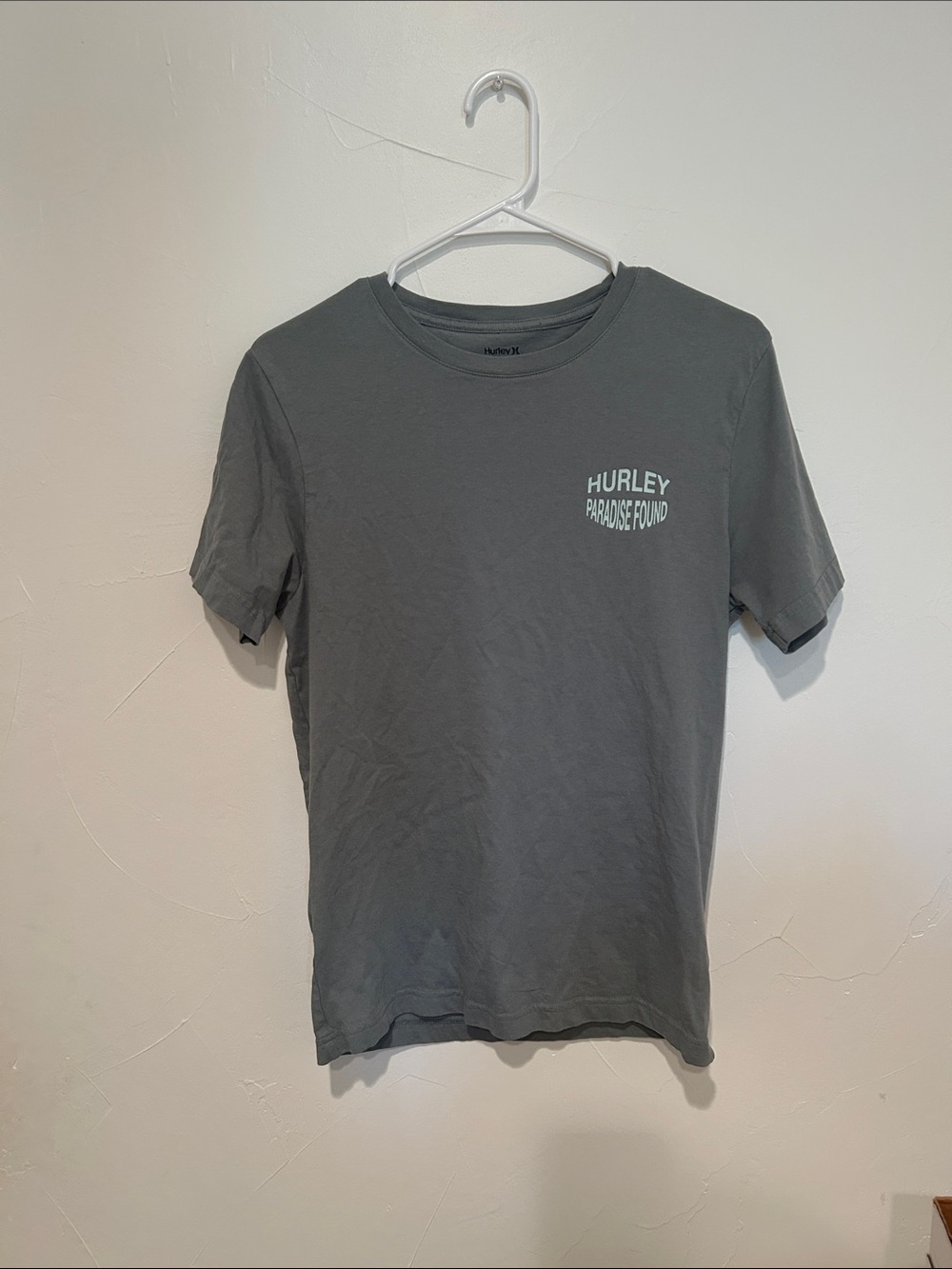 Hurley Gray 'Paradise Found' Short Sleeve Crew Tee